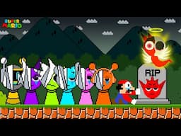 Goodbye, Raddy! Mario R.I.P INCREDIBOX SPRUNKI vs PINKI OREN OWACKC DURPLE BOT