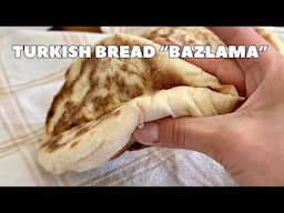 Turkish Bread Recipe Without Oven | Turkish Flatbread "BAZLAMA"