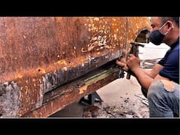 Filling The Gaps In Vintage Cars // The Best Auto Frame Repair And Welding Skills