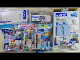 Doms stationery collection, doms carnival kit, brush pen, exam essential kit, doms color, sharpener