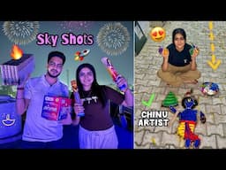 Best Sky Shots Patakhe 🚀🔥 Chinu Artist ne Banaya Govardhan ❤️👏🏻