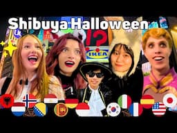 Japanese Polyglot SHOCKS EVERYONE in Their Language - Tokyo Shibuya Halloween 2024