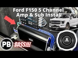 2021 - 2025+ Ford F150 5 Channel Amp & Sub Install (to Factory radio)