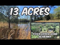 13 Acre Mini Farm Fixer Upper Home 2 Ponds Alabama Land For Sale