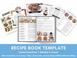 How to Make a Cookbook in Canva (Using a Quick & Easy Template)