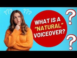 What is a "Conversational" or "Natural" voiceover?