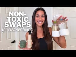 NON TOXIC SWAPS I HAVE MADE | cleaning supplies, non-stick pans, clean skincare & beauty products!