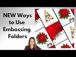 3 NEW Ways to Use Embossing Folders for Cardmaking!