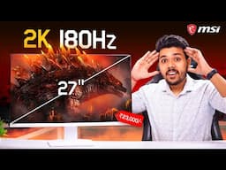 The Perfect WHITE 2K 180Hz Gaming Monitor | MSI MAG 274QRFW