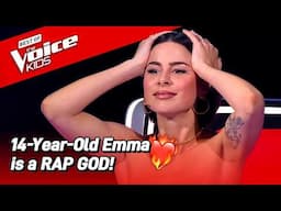 Emma WINS The Voice Kids with her RAP Talent! 🔥