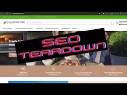 Dropship SEO Teardown -  My Backyard Zone