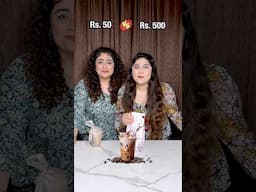 Rs. 30 vs. Rs. 300 Cold Coffee Challenge! Cheap vs. Expensive Coffee! #foodchallenge #thakursisters