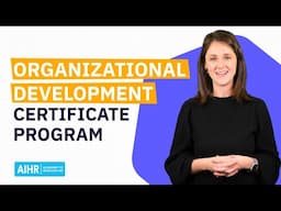 Organizational Development Certificate Program