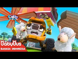 Truk Konstruksi di Peternakan | Lagu Mobil Monster | Lagu Lucu | Lagu Anak |BabyBus Bahasa Indonesia