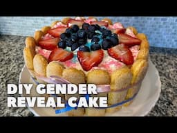 Gender Reveal Cake | Guess what I am having?