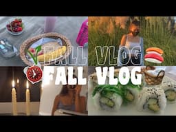 FALL VLOG | WAKING UP AT 5AM, FACING MY FEARS, HAVING A PICNIC AT SUNRISE AND SO MUCH VEGAN FOOD