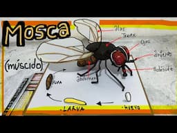 Mosca maqueta de Papel