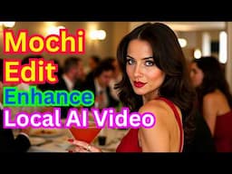 ComfyUI Mochi Edit Enhance Local AI Video Generated Result With Unsampling