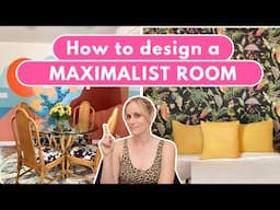 How to Design a Maximalist Room for Beginners  (Budget-Friendly & Renter-Friendly Tips)