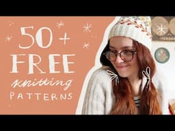 50+ Free Knitting Patterns for gifts ✿ Knit Knacks 14 ✿ knitting podcast