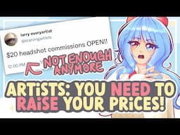 Artists: You NEED to Raise Your Prices! (Commission Pricing & Inflation) || SPEEDPAINT + COMMENTARY