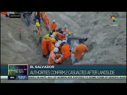 El Salvador: Authorities confirm 2 casualties after landslide