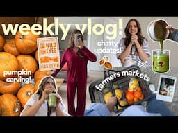 spend a week with me 🍂 chatty catchups, pumpkin carving, friends, farmers markets!