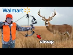 I Hunted With Walmart's Cheapest Bow!