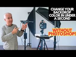 Change your backdrop color in under a second in camera