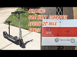 Cool Amazing 500W EScooter Review - #CAROMA #ridecaroma #caromascooter