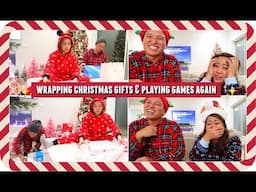 Wrapping Christmas Gifts & Playing More Games | Vlogmas Day 23