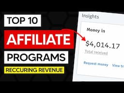 Top 10 Affiliate Marketing Programs For Beginners In 2025 (Lifetime Recurring Revenue)