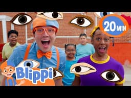 NEW | 👁️ Magic Eyes 👁️ with Blippi & Meekah | Blippi Music for Kids | Songs and Cartoons