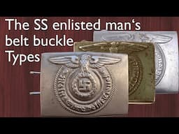 The SS enlisted man's/NCO's belt buckle Types and Manufacurers