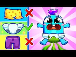 Diaper Song 🤩🩷 | Funny Kids Songs And Nursery Rhymes by Fluffy Friends