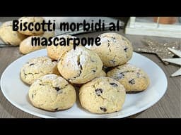 Biscotti morbidi al mascarpone | Divertirsi in cucina