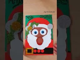 Easy Santa Paper Making/ Christmas special craft #diyideas #shorts #trending