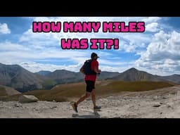 Mt Antero Marathon - How Many Miles Was It?!