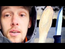 I Tried Carving a Wooden Spoon (Swedish Winter)