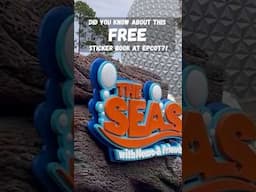 FREE sticker book and scavenger hunt at EPCOT! #disneyworld #disney #disneytips #dory #nemo #wdw