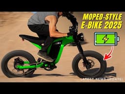 7 New Moto-Style Electric Bikes w/ Mud-Terrain Tires & Full Suspensions