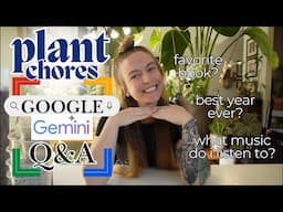 Plant chores Q&A | Repotting + get to know me!