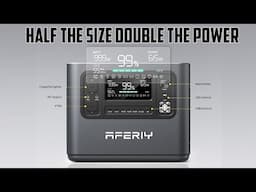 Double The Power But Half The Size with the Aferiy P210 Portable Power Station