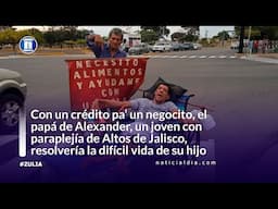 Con un crédito pa’ un negocito, el papá de Alexander, un joven parapléjico, le resolvería la vida