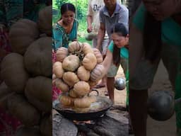 Deep Fried Pumpkin #shortsviral #cooking #shortvideo #trending #kitchenfoods #countrysidecuisine