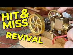 Hit & Miss Engine Revival #engine #enginemodel #okmomodels Microcosm M17 1.6cc