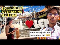 Leh city is full of Foreigners (Local Sightseeing of Leh city, Ladakh)