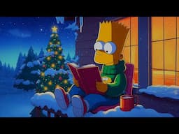 Calm Reading Coffee ☕️ Lofi Hip Hop [ Calming Music - Snowy Winter Nights ]