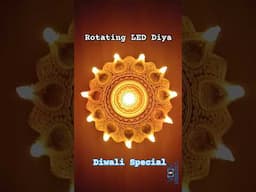 Home Made Electric Diya | Rotating LED Diya  #shortvideo #diwali