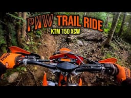 Pacific Northwest Washington Trail Ride // KTM 150 XCW